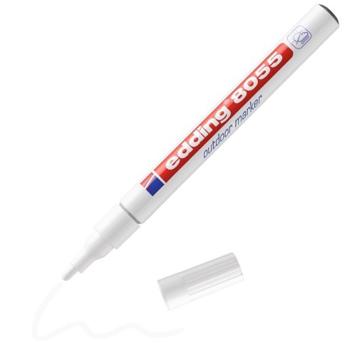 Marker odporny na warunki atmosferyczne 1-2 mm biały 1 szt. blister Edding 8055/1/B/BL Edding Marker odporny na warunki atmosferyczne 1-2 mm biały 1 szt. blister Edding 8055/1/B/BL Edding