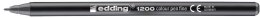 Pisak artystyczny 1mm szary Edding 1200/012 Edding