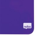 Tabliczka magnetyczna REXEL 360x360mm fioletowa 1903897 Nobo