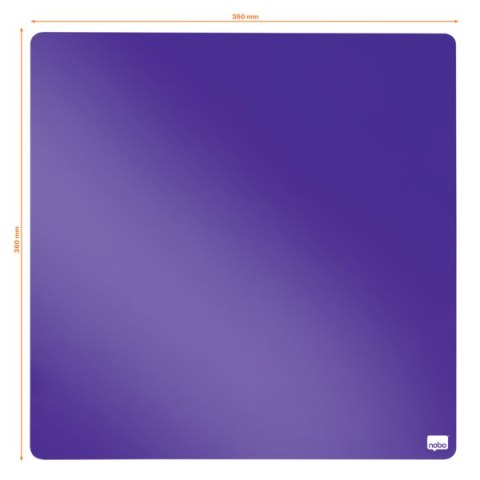 Tabliczka magnetyczna REXEL 360x360mm fioletowa 1903897 Nobo Tabliczka magnetyczna REXEL 360x360mm fioletowa 1903897 Nobo