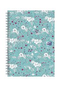 Kołonotatnik A5 60 kartek linia/tagi Floral Oxford 400094953 Oxford