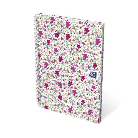 Kołonotatnik A5 60 kartek linia/tagi Floral Oxford 400094953 Oxford Kołonotatnik A5 60 kartek linia/tagi Floral Oxford 400094953 Oxford