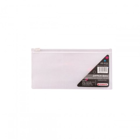 Koperta na zamek z PP 1/3 A4 PP-P53 bezbarwna PENMATE TT6694 Penmate Koperta na zamek z PP 1/3 A4 PP-P53 bezbarwna PENMATE TT6694 Penmate