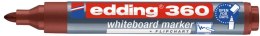 Marker do tablic okrągła końcówka 1,5-3 mm brązowy Edding 360/007/BR Edding