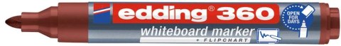 Marker do tablic okrągła końcówka 1,5-3 mm brązowy Edding 360/007/BR Edding