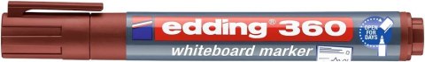 Marker do tablic okrągła końcówka 1,5-3 mm brązowy Edding 360/007/BR Edding