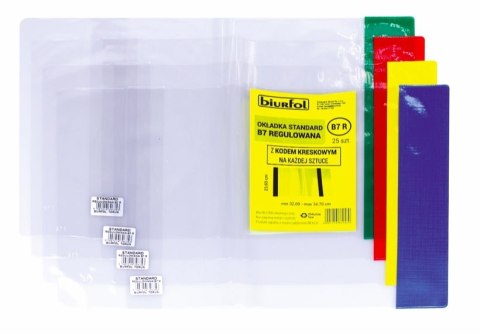 Okładka standard E6 - 245 regulowana (25) z kod. na szt. OZK-47 BIURFOL Biurfol Okładka standard E6 - 245 regulowana (25) z kod. na szt. OZK-47 BIURFOL Biurfol