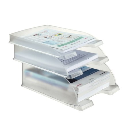 Półka na dokumenty Leitz Plus, przezroczysty, mleczny 52272003 Leitz