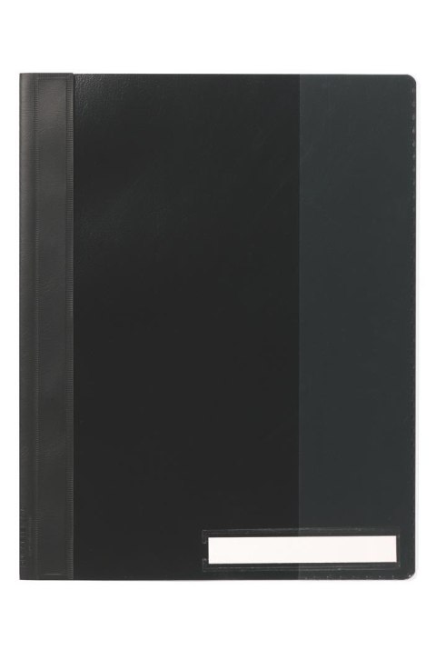 Skoroszyt A4 z przezroczystą okładką, szeroki PCW czarny 251001 DURABLE Durable