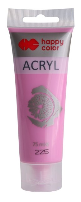 Farba akrylowa 75ml, fuksja pastelowa, Happy Color HA 7370 0075-225 Happy Color