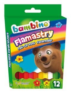 Flamastry 12kol.STANDARD BAMBINO *1604 MAJEWSKI St.Majewski Flamastry 12kol.STANDARD BAMBINO *1604 MAJEWSKI St.Majewski
