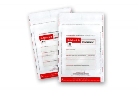 Koperty bezpieczne B4 białe 100szt. ikb250385Btk100 EMERSON Emerson Koperty bezpieczne B4 białe 100szt. ikb250385Btk100 EMERSON Emerson