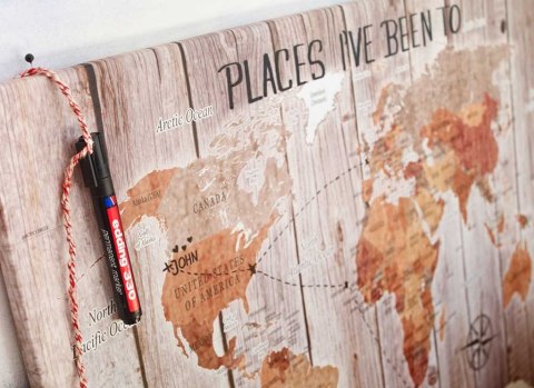 Marker-foliop.330-8 fiolet.EDDING końcówk ścięta (X) Edding