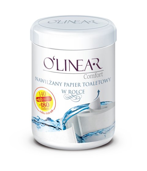 Nawilżany papier toaletowy w rolce/tubie 140+10szt.gratis Olinear Olinear Nawilżany papier toaletowy w rolce/tubie 140+10szt.gratis Olinear Olinear