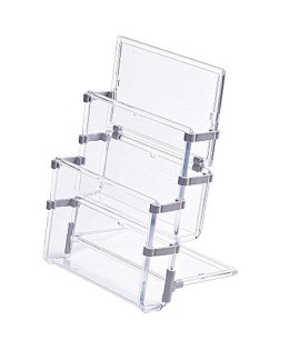 Stojak na ulotki DL dwie kieszenie 0403-0047-00 PANTA PLAST Panta Plast