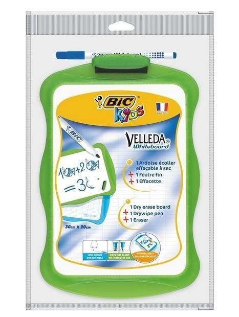 BIC Kids Velleda tablica+marker+wymazywacz, blister 1+1+1szt, 841362 Bic BIC Kids Velleda tablica+marker+wymazywacz, blister 1+1+1szt, 841362 Bic