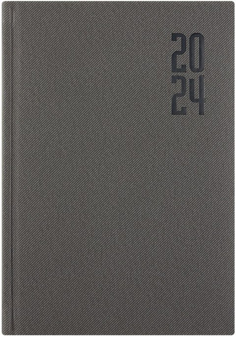 Kalendarz A5 STANDARD książkowy (KS1), 15 - grafit fabric 2024 TELEGRAPH Telegraph Kalendarz A5 STANDARD książkowy (KS1), 15 - grafit fabric 2024 TELEGRAPH Telegraph