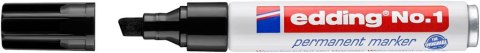 Marker permanentny ścięty 1-5mm czarny EDDING 1/001/C (X) Edding