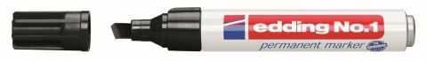 Marker permanentny ścięty 1-5mm czarny EDDING 1/001/C (X) Edding