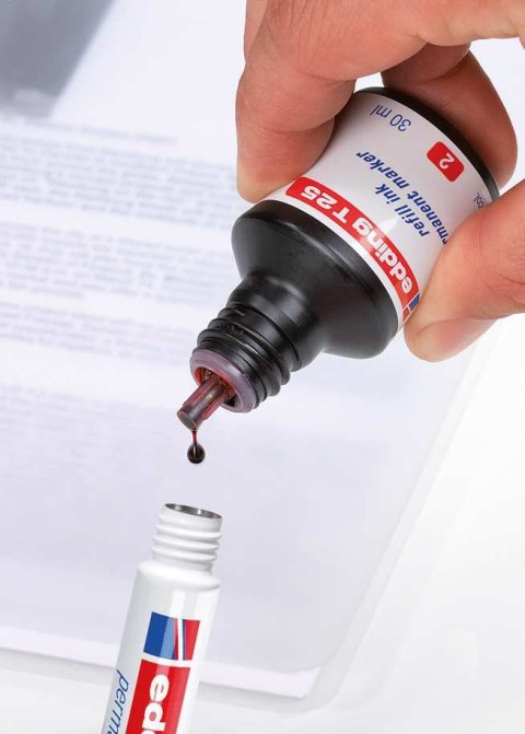 Marker permanentny ścięty 1-5mm czarny EDDING 1/001/C (X) Edding