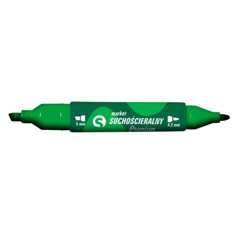 Marker suchoś.dwustr. zielony KM504-Z2 TETIS 5mm/4.2mm Tetis Marker suchoś.dwustr. zielony KM504-Z2 TETIS 5mm/4.2mm Tetis