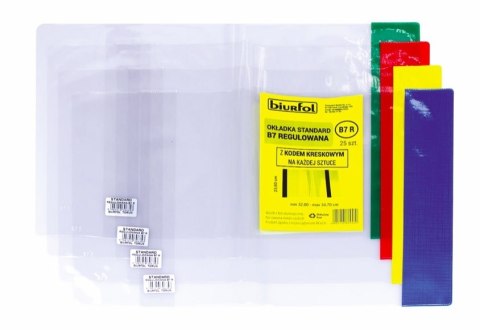 Okładka standard B6 - 239 regulowana (25) z kod. na szt. OZK-42 BIURFOL Biurfol Okładka standard B6 - 239 regulowana (25) z kod. na szt. OZK-42 BIURFOL Biurfol