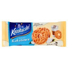 Ciastka BAHLSEN KRAKUSKI KOKOSOWE 168g Krakuski Ciastka BAHLSEN KRAKUSKI KOKOSOWE 168g Krakuski