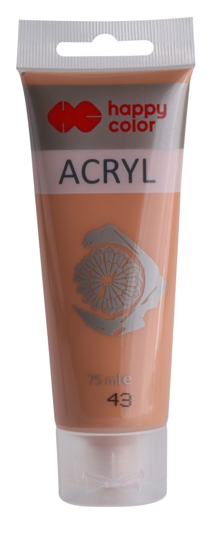 Farba akrylowa 75 ml, cielisty, Happy Color HA 7370 0075-43 Happy Color Farba akrylowa 75 ml, cielisty, Happy Color HA 7370 0075-43 Happy Color