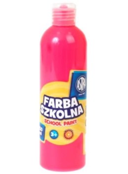 Farba szkolna Astra 250 ml - fluorescencyjna różowa, 301217032 Astra