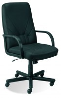 Fotel Manager SP01 skóra czarna PF18 NOWY STYL Nowy Styl