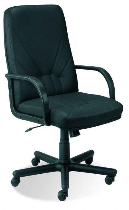 Fotel Manager SP01 skóra czarna PF18 NOWY STYL Nowy Styl