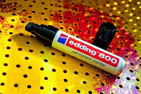 Marker E-800 EDDING czerwony końcówka ścięta 12 mm (X) Edding