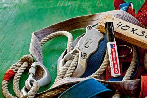 Marker E-800 EDDING czerwony końcówka ścięta 12 mm (X) Edding