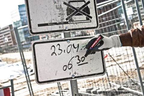 Marker permanentny ścięta końcówka 4-12 mm czarny Edding 390/001/C Edding