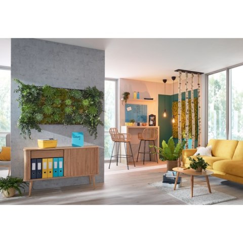 Szklana tablica magnetyczna Leitz Cosy 45x45cm, żółta, 70440019 Leitz Szklana tablica magnetyczna Leitz Cosy 45x45cm, żółta, 70440019 Leitz