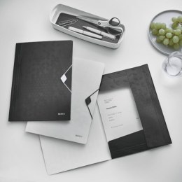 Teczka z gumką PP Leitz WOW, 15 mm, czarna 45990095 . Leitz