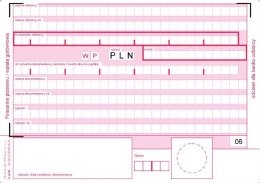 Polecenie przelewu, (1+3) A6 80kartek, 10-445-5M DOTTS Dotts