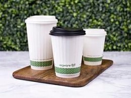 BIO Dekiel C-PLA do kubka biały 80mm (50) biodegradowalny DHD04481 Vegware