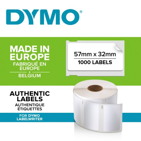 Etykiety DYMO różnego przeznaczenia - 57 x 32 mm, biały S0722540 Dymo Etykiety DYMO różnego przeznaczenia - 57 x 32 mm, biały S0722540 Dymo