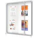 Gablota magnetyczna zewnętrzna Nobo Premium Plus 12xA4 (drzwiczki przesówne) 1902570 Nobo