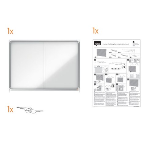 Gablota magnetyczna zewnętrzna Nobo Premium Plus 12xA4 (drzwiczki przesówne) 1902570 Nobo Gablota magnetyczna zewnętrzna Nobo Premium Plus 12xA4 (drzwiczki przesówne) 1902570 Nobo