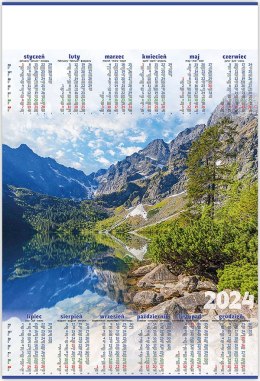 Kalendarz Plakatowy B-1, P01 - POTOK 2025 TELEGRAPH Telegraph