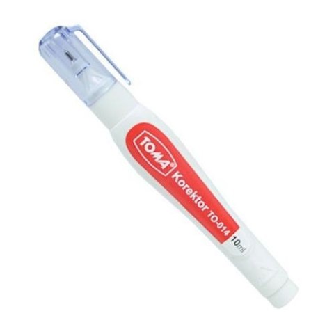 Korektor w płynie, końcówka metalowa, 10ml biały TO-014 Toma Toma