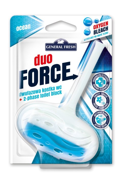 Kostka do WC DUO FORCE zawieszka 40g morze GENERAL FRESH General Fresh Kostka do WC DUO FORCE zawieszka 40g morze GENERAL FRESH General Fresh