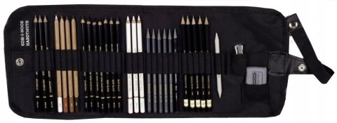 Zestaw artystyczny 8891/6 w czarnym etui Koh-i-noor Zestaw artystyczny 8891/6 w czarnym etui Koh-i-noor