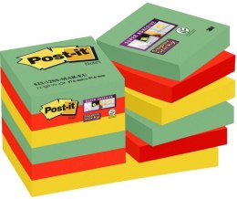Bloczek samoprzylepny POST-IT_ Super Sticky (622-12SSMAR-EU), 47,6x47,6mm, 12x90 kart., paleta Marrakesz Post-It 3M