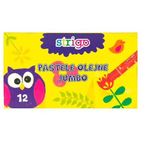 Pastele olejne JUMBO 12 kolorów STRIGO SSC029 Strigo Pastele olejne JUMBO 12 kolorów STRIGO SSC029 Strigo