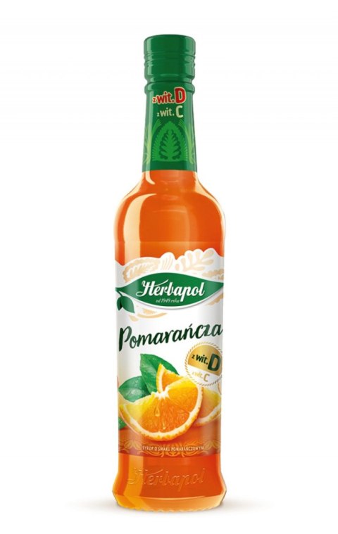 Syrop HERBAPOL Owocowa Spiżarnia Pomarańcza 420ml Herbapol Syrop HERBAPOL Owocowa Spiżarnia Pomarańcza 420ml Herbapol
