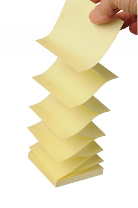 Ekologiczne karteczki samoprzylepne R330-1B Post-it_ Z-Notes z certyfikatem PEFC Recycled, Żółte, 76x76mm, 6 bloczków po 100 kar Post-It 3M Ekologiczne karteczki samoprzylepne R330-1B Post-it_ Z-Notes z certyfikatem PEFC Recycled, Żółte, 76x76mm, 6 bloczków po 100 kar Post-It 3M