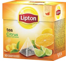 Herbata LIPTON PIRAMID CITRUS owoce cytrusowe 20t Lipton